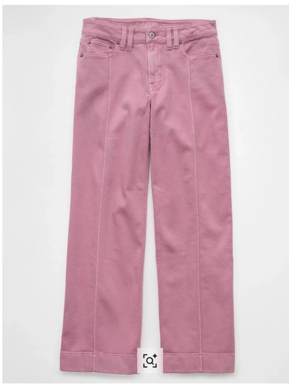 AE American Eagle Low Rise Baggy Wide Leg Jean . NWT. 16 Short. - Picture 4 of 5